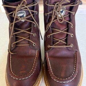 Irish Setter Men's Brown Leather STEEL TOE Boots NEW!!